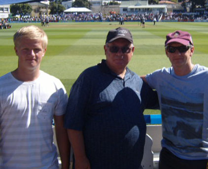 Joe Barratt, Steve Davies and Paul Barratt